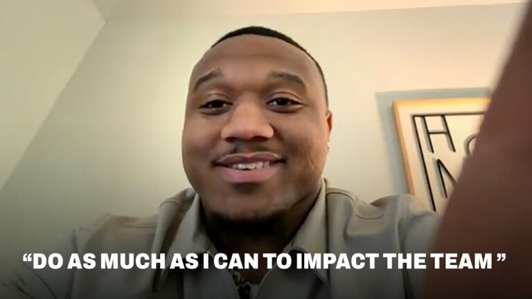 Jackie Marshall Discusses Joining the Titans Press Conference