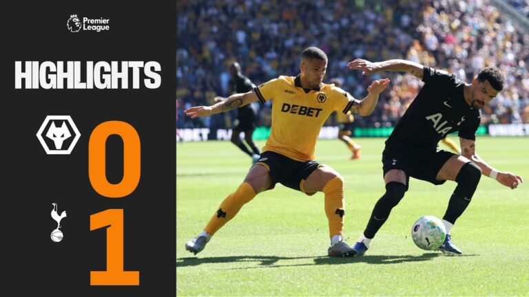 Wolves 1-0 Tottenham Hotspur Highlights