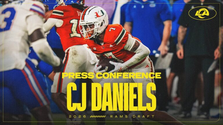 CJ Daniels Reacts To Being Drafted & Joining A Receivers Room With Davante Adams and Puka Nacua