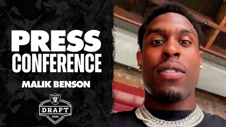 Malik Benson: Super Blessed for This Opportunity 2026 NFL Draft