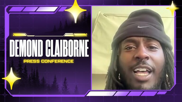 Demond Claiborne on Being Drafted by Vikings, Play Style, Excitement to Learn from Veteran Players