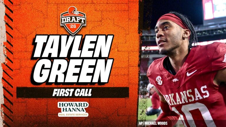 QB Taylen Green gets The Draft Call at No. 182 Overall Cleveland Browns