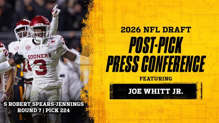 Joe Whitt Jr. on Robert Spears-Jennings (R7, P224) Pittsburgh Steelers