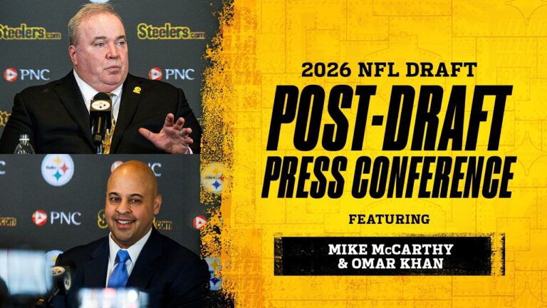 2026 Post-Draft Press Conference Pittsburgh Steelers