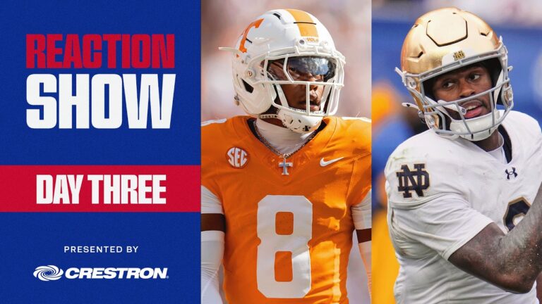 Giants 2026 Draft Reaction Show Day Three New York Giants