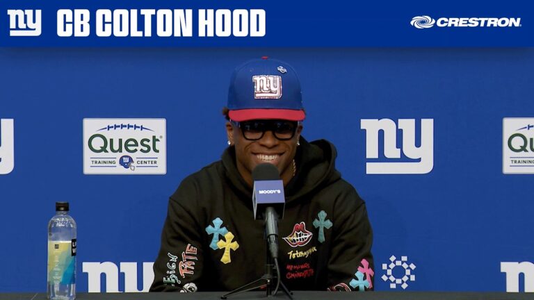 Colton Hood: &quotI love this franchise and I&39m glad to be a part of it&quot New York Giants