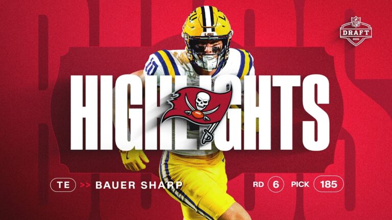 View Highlights of Bauer Sharp 2026 NFL Draft Tampa Bay Buccaneers