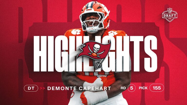 View Highlights of DeMonte Capehart 2026 NFL Draft Tampa Bay Buccaneers