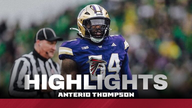 Anterio Thompson College Highlights 2026 NFL Draft Atlanta Falcons
