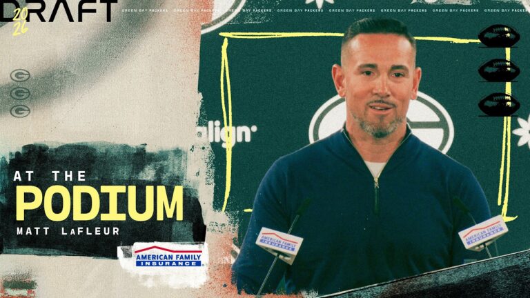Matt LaFleur saw great value in this weekends picks 2026 NFL Draft