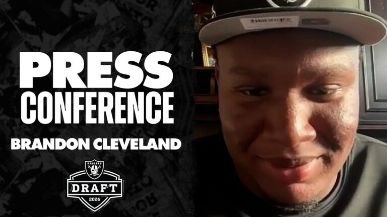 Brandon Cleveland: Cant Wait To Get Down There and Get To Work 2026 NFL Draft