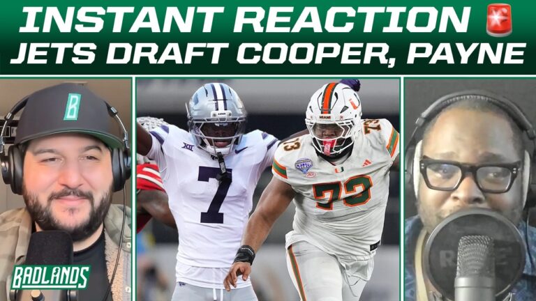New York Jets draft Anez Cooper, VJ Payne REACTION (FULL BADLANDS)