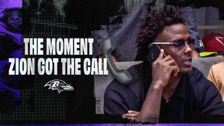 Inside the Ravens’ Draft Call to Zion Young Baltimore Ravens