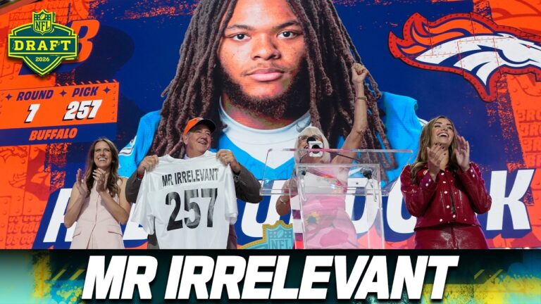 The Denver Broncos make Red Murdock ‘Mr. Irrelevant’ with No. 257 and final pick in 2026 draft