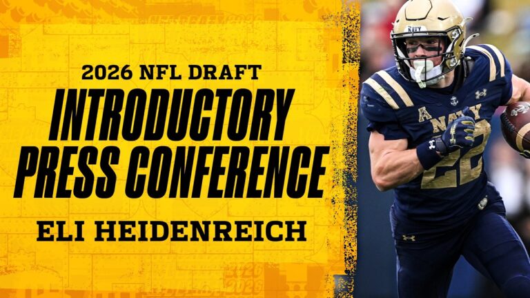 Eli Heidenreich Introductory Press Conference Pittsburgh Steelers
