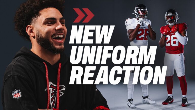 Atlanta Falcons players react to new uniforms NFL