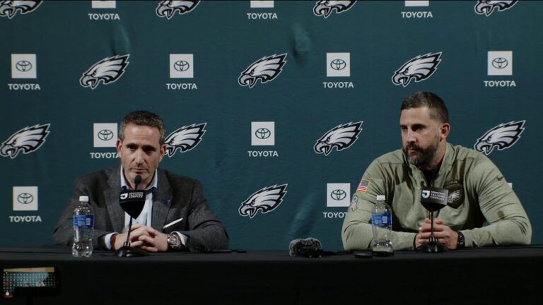 Press Conference: Howie Roseman & Nick Sirianni