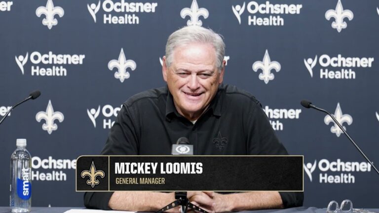 Mickey Loomis on Day 3 selections, recapping Saints draft 2026 NFL Draft