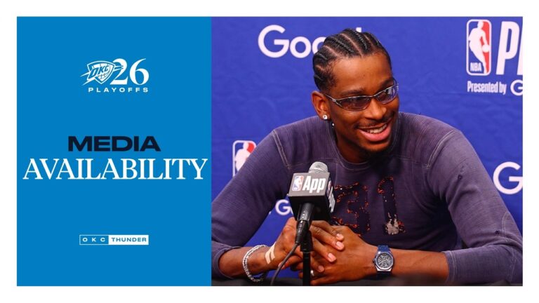 Shai Gilgeous-Alexander on Team Effort Playoffs Round 1 Game 3 Postgame Media April 25, 2026