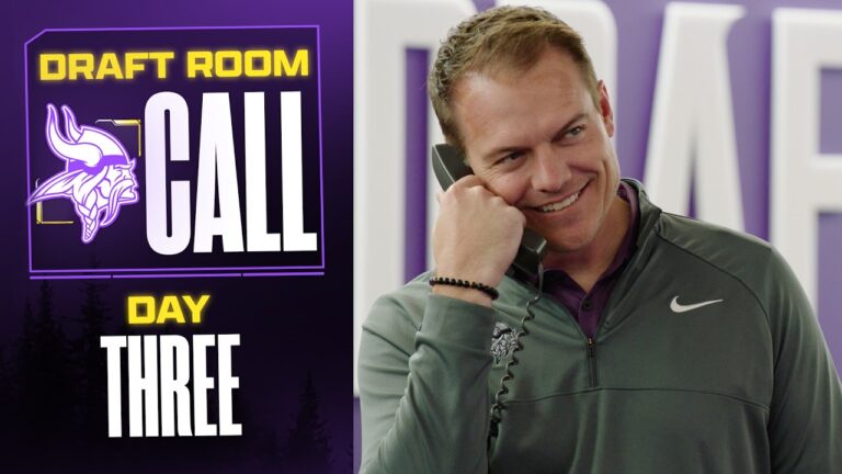 Vikings Draft Room Calls from Day 3 of the 2026 NFL Draft