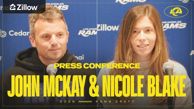 Assistant GM John McKay & Director of Scouting Nicole Blake Recap Day 3 Of The 2026 NFL Draft