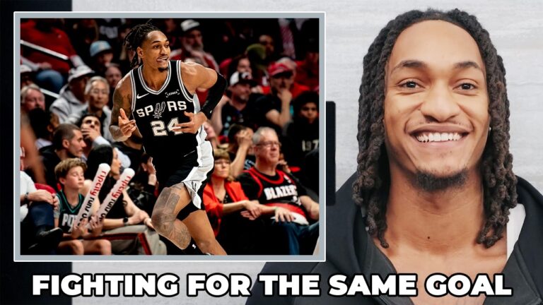 Devin Vassell on the Spurs Fighting for the Same Goal vs. Portland and the First Taste of Playoffs