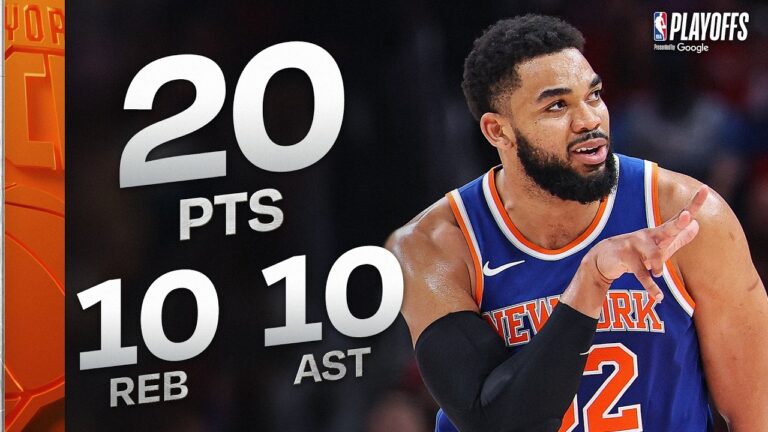 KATs FIRST CAREER Playoff Triple-Double April 25, 2026
