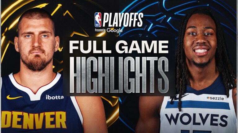 3 NUGGETS at 6 TIMBERWOLVES FULL GAME 4 HIGHLIGHTS April 25, 2026