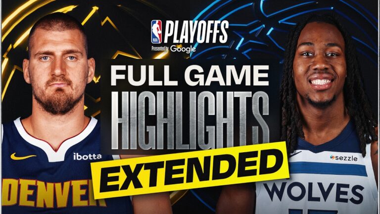 EXTENDED: 3 NUGGETS at 6 TIMBERWOLVES FULL GAME 4 HIGHLIGHTS April 25, 2026