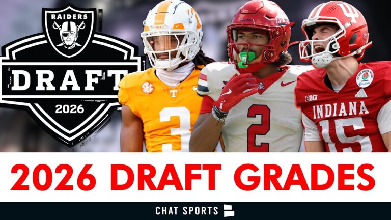 Las Vegas Raiders 2026 Draft Grades Ft. Fernando Mendoza How Did Klint Kubiak & John Spytek Do?