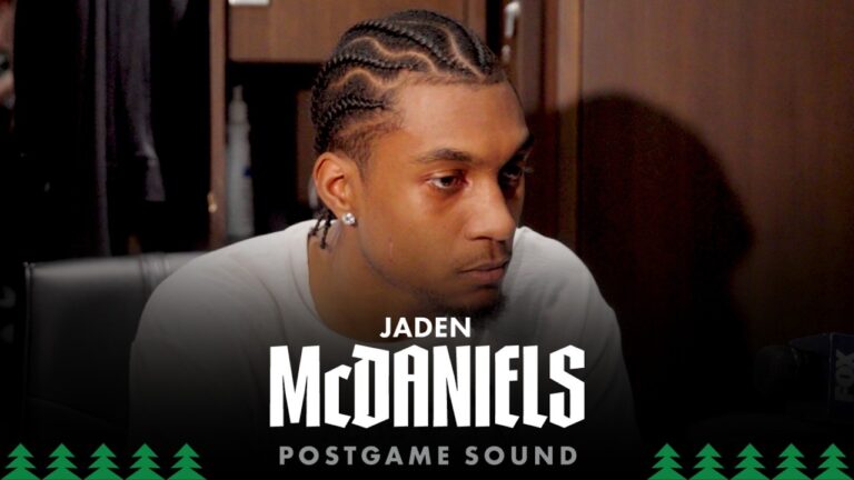 Anyone Can Start On Our Team. Jaden McDaniels Postgame Sound 04.25.26