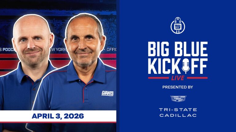 April 3, 2026 Big Blue Kickoff Live New York Giants