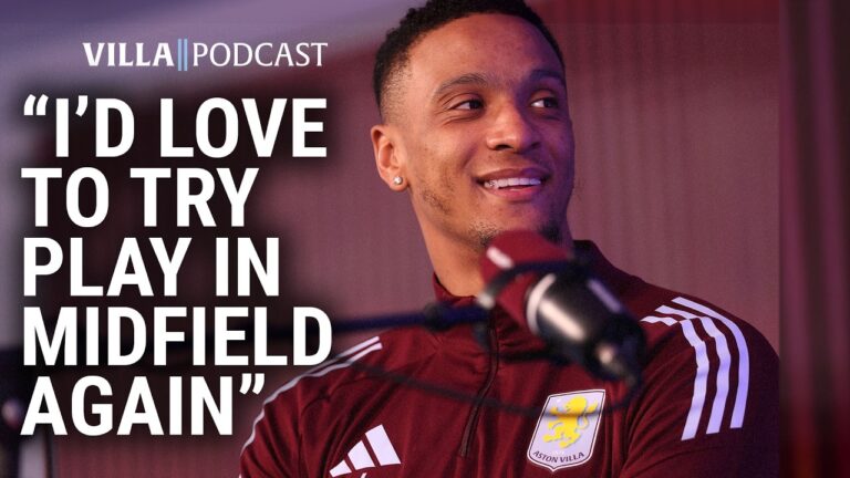 I’d love to try play in midfield again Ezri Konsa Aston Villa Podcast