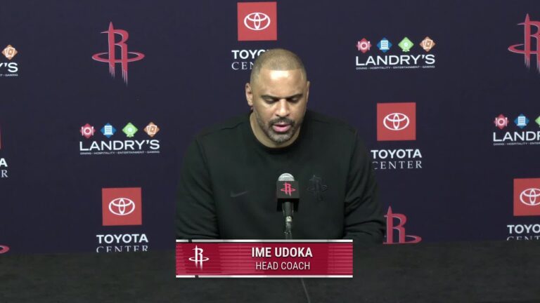 Ime Udoka with a Press Conference vs Knicks