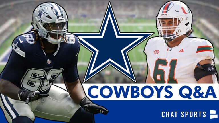 Cowboys Rumors: Draft Francis Mauigoa? Trade Terence Steele? Patrick Queen Trade? Tyler Guyton? QA