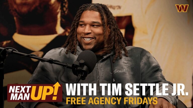 Post-Signing 1-on-1: DL Tim Settle Free Agency Friday x Next Man Up Washington Commanders