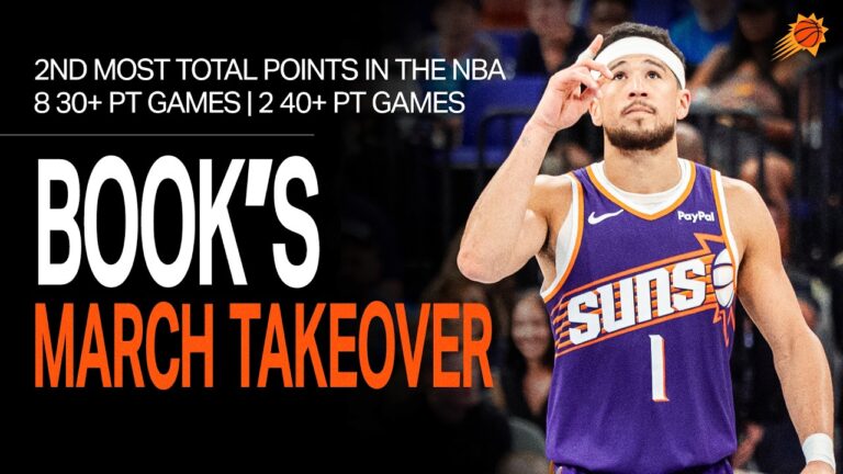 How Devin Booker scored the 2ND MOST POINTS in the NBA in March Phoenix Suns Player Highlights