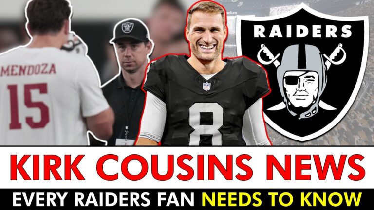 Kirk Cousins News Every Raiders Fan Needs To Know