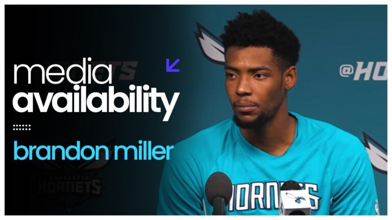Hornets vs Pacers: Brandon Miller Postgame Media Availability 4 3 2026
