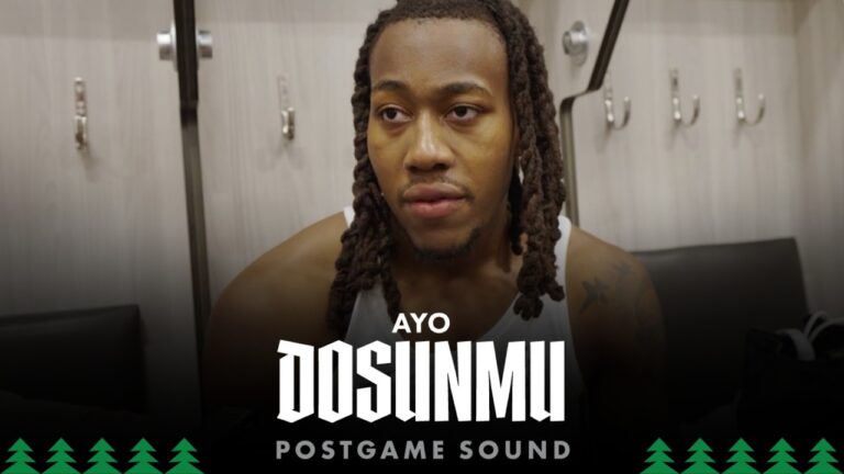We Need To Lean Into The Things We Can Control. Ayo Dosunmu Postgame Sound 04.03.26