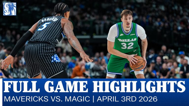 Mavericks Highlights vs. Orlando Magic April 3, 2026