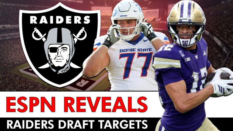 ESPN Reveals Raiders 2026 Draft Targets After Full 7 Round Matt Miller Mock Draft
