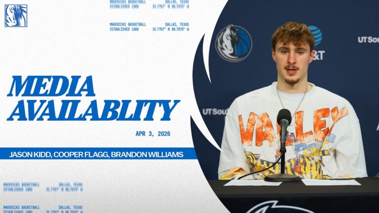 Jason Kidd, Cooper Flagg & Brandon WIlliams Post-Game Media Availability vs ORL 4 03 26