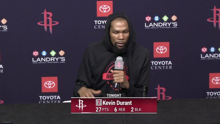 Kevin Durant with a Press Conference vs Knicks