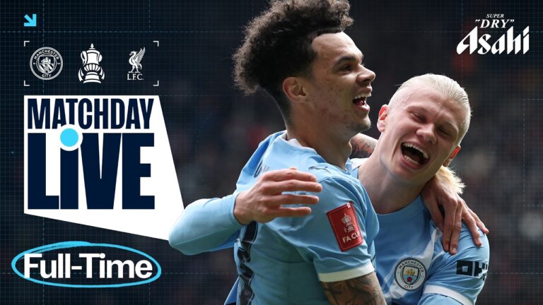 MATCHDAY LIVE! HAALAND HAT-TRICK SENDS CITY TO WEMBLEY AGAIN! Man City 4-0 Liverpool FA Cup