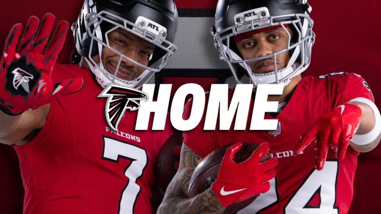 New Atlanta Falcons Uniforms The Red jerseys are BACK at home