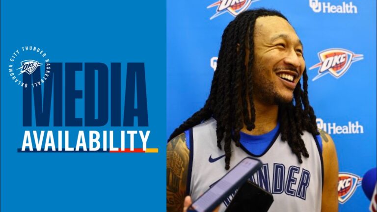 Practice Media Availability with Jaylin Williams Coach Daigenault April 3, 2026 OKC Thunder
