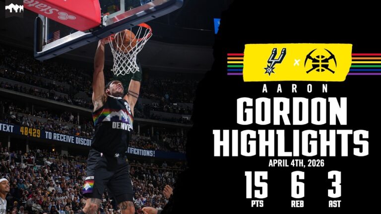 Aaron Gordon CLUTCH Two-Way Performance Denver Nuggets Full Game Highlights