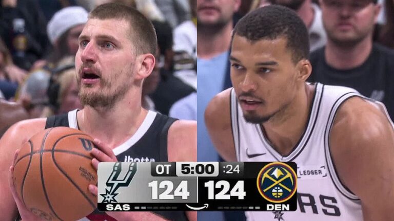 WILD OT ENDING Spurs at Nuggets April 4, 2026