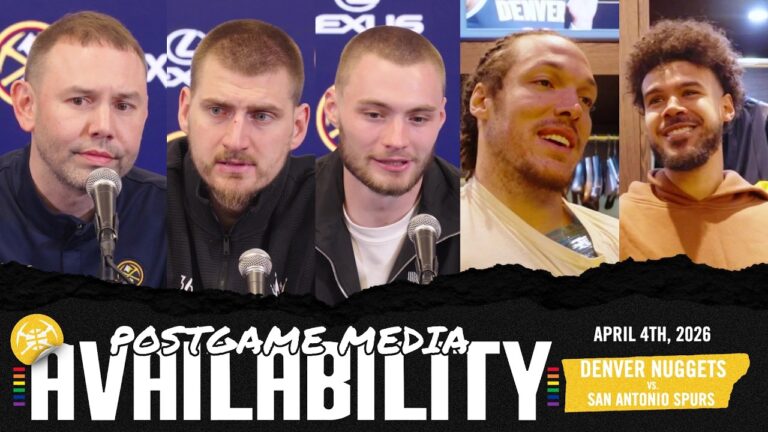 ALL Denver Nuggets Postgame Media vs. SAS